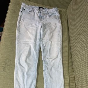 High waisted leggings light wash
